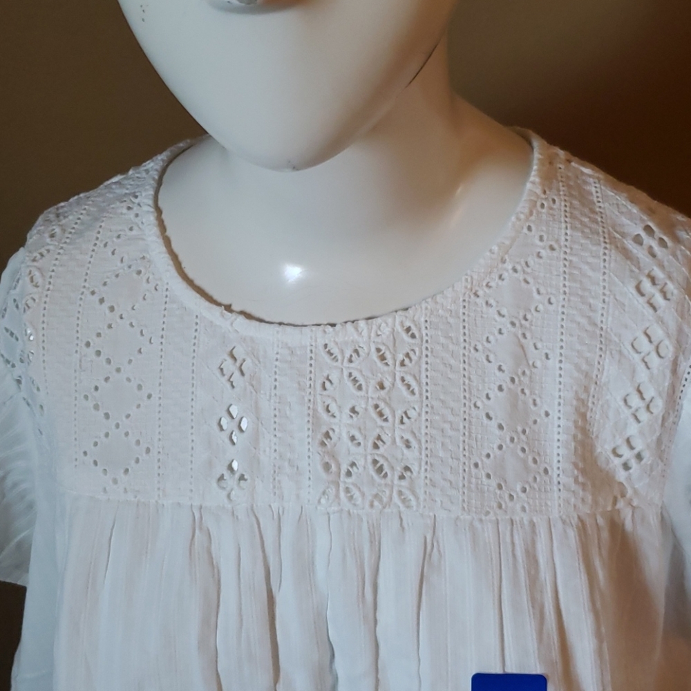 NWT Ella Moss cap sleeve blouse (0335) - Picture 2 of 6